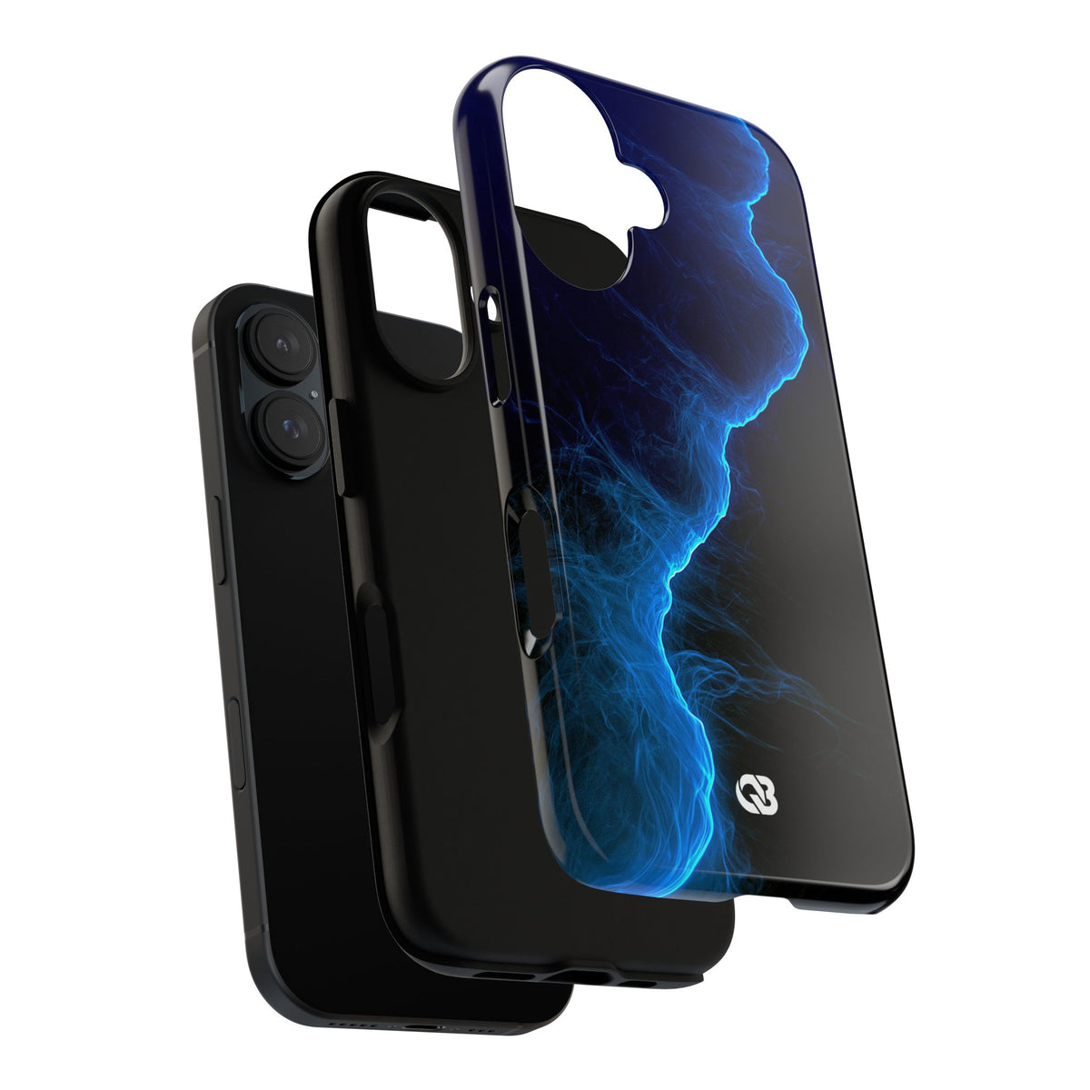 Electric Azure Drift · Tough Phone Case for iPhone · Blue